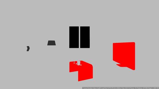 CShading_Albedo render pass showing red areas for unrealistic albedo materials
